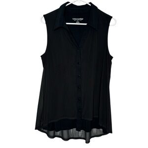 Soft Surroundings Women's Playa Tank Medium Black